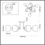 Потолочная люстра Sydnee 4591/6C
