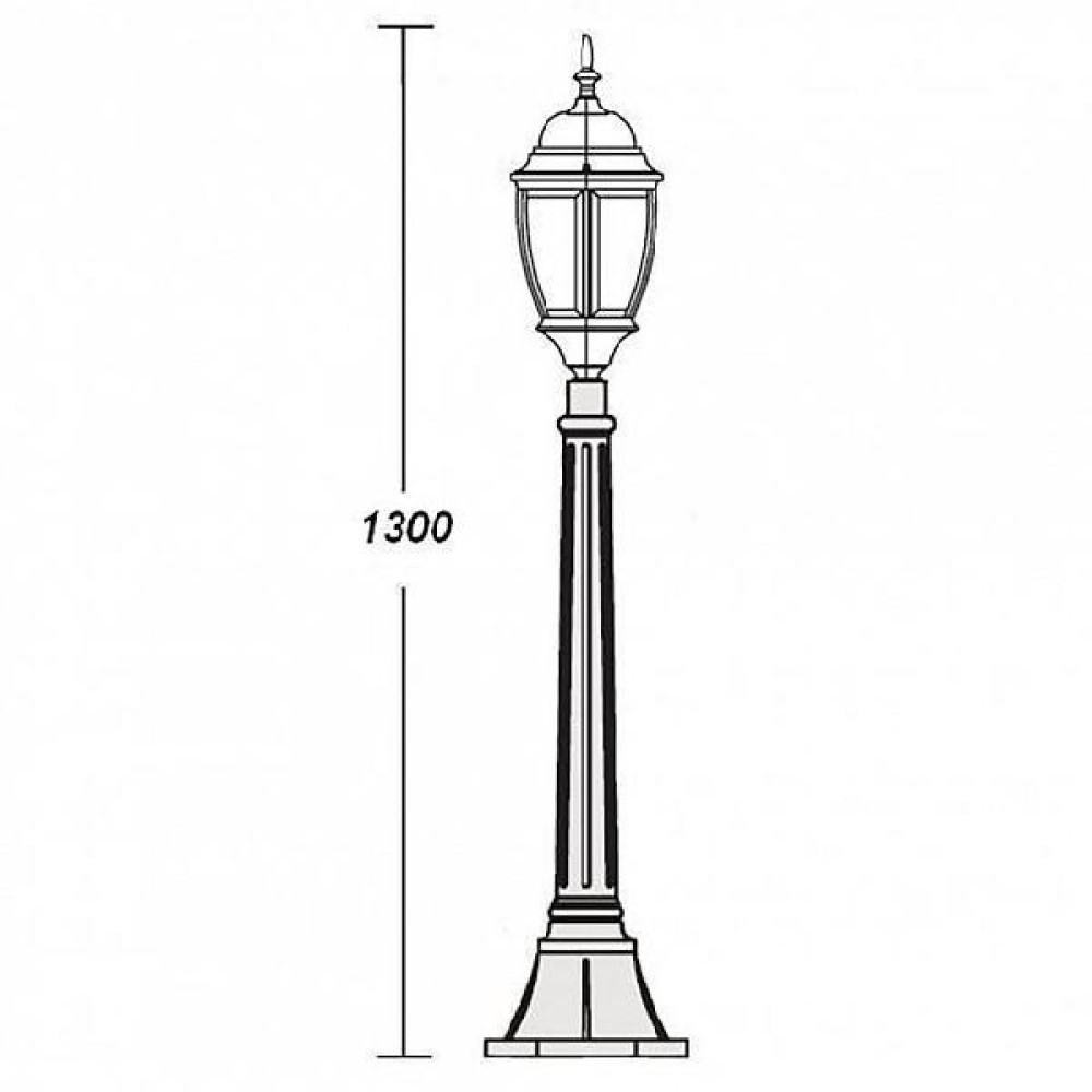 Наземный фонарь  91207L Bl