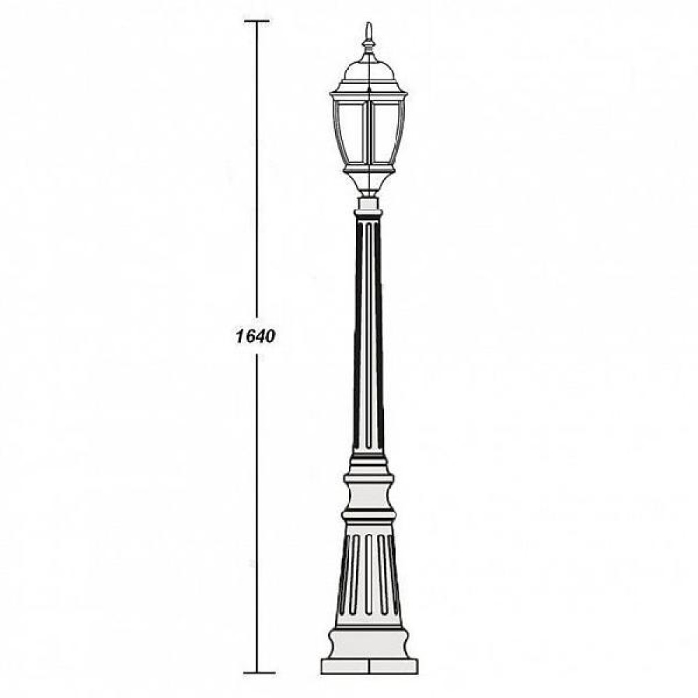Наземный фонарь  91211L Bl