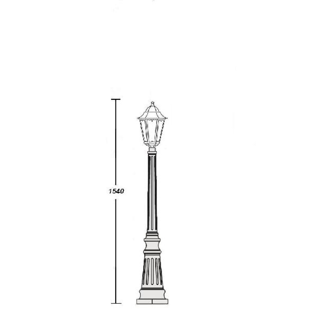 Наземный фонарь  79811M Bl