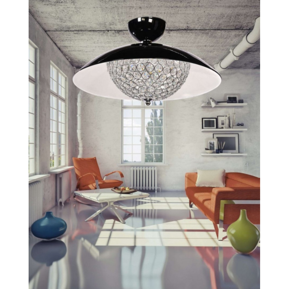 Потолочная люстра Mezzaluna LDC 1578-5 BK
