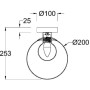 Настенно-потолочный светильник Basic form MOD521WL-01G3